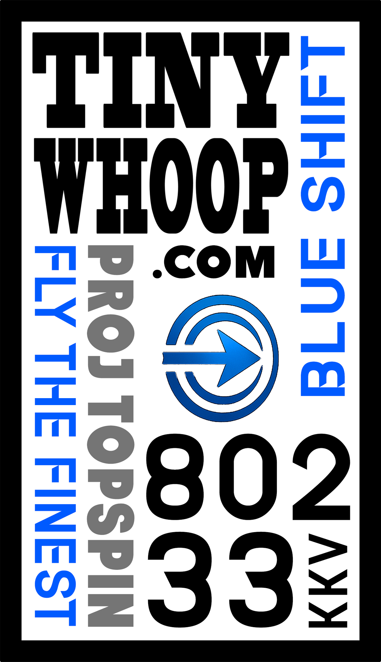 802 33KKV Blue Shift - Project Topspin Tiny Whoop Motors