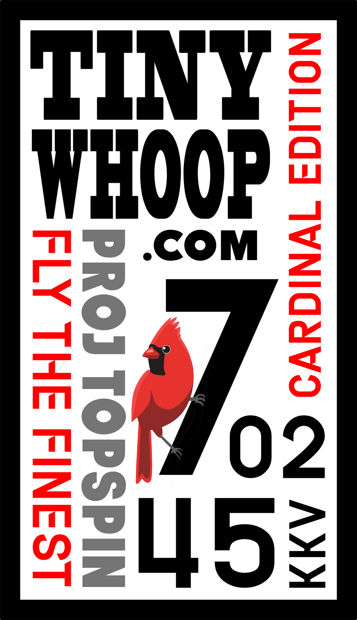 702 45KKV Cardinal Experimental Edition - Project Topspin Tiny Whoop Motors