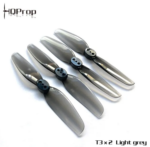 HQ Prop 3" 2-Blade 1.5mm Shaft Grey