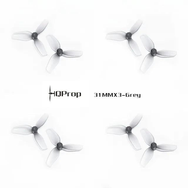 HQ Ultralight Whoop Prop 31MMX3(1.2X1.1X3) (2CW+2CCW)-PC-0.8MM Shaft