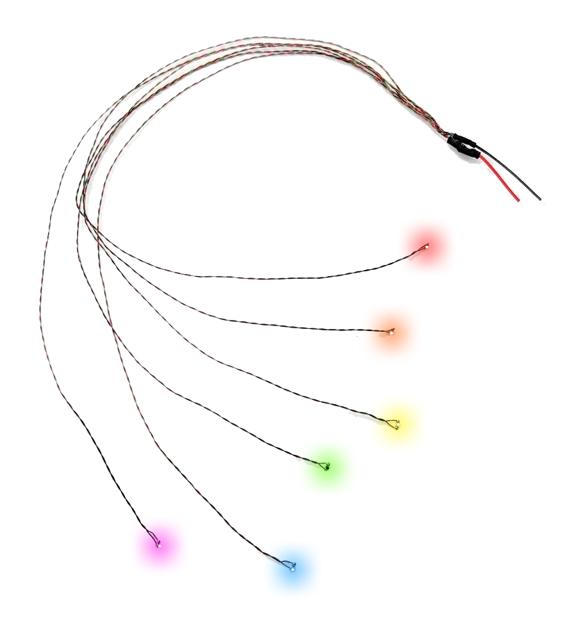 Tiny Whoop LED Whiskers - 6 LED Harness