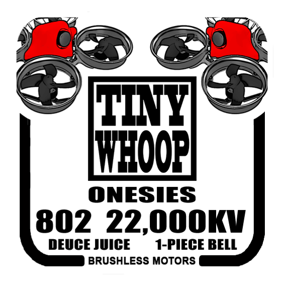 802 22,000kv Tiny Whoop Onesies Brushless Motors - Deuce Juice