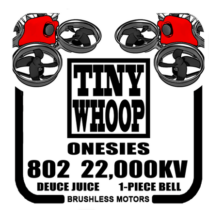 802 22,000kv Tiny Whoop Onesies Brushless Motors - Deuce Juice