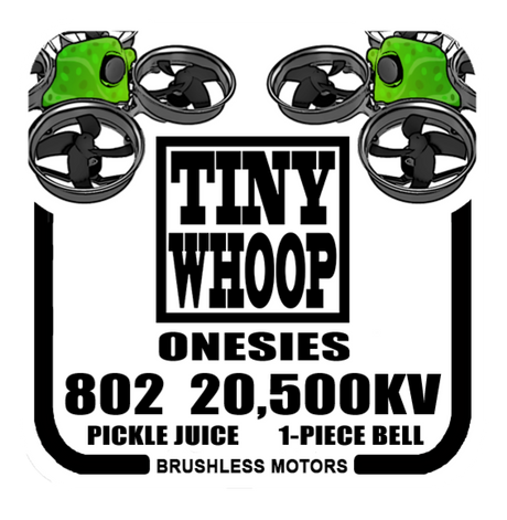 802 20,500kv Tiny Whoop Onesies Brushless Motors - Pickle Juice