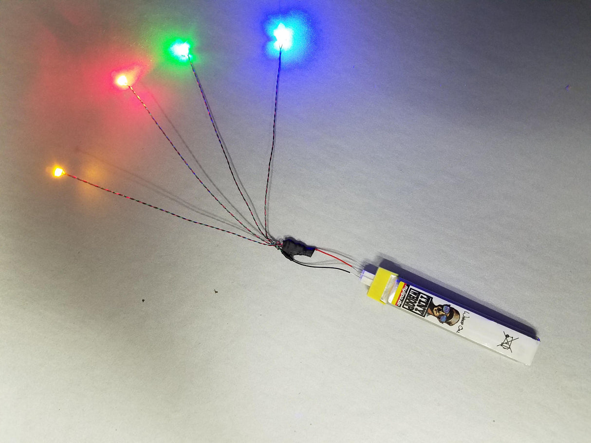 4 LED Harness of Tiny Whoop LEDs - Tiny Whoop