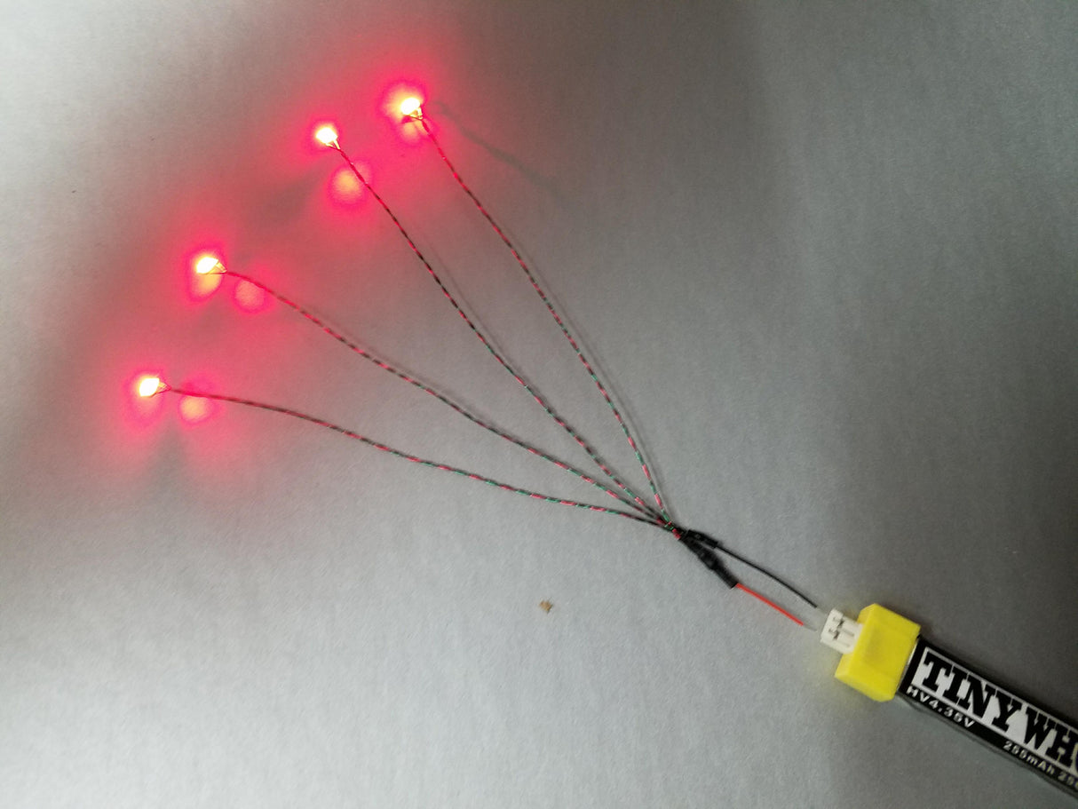 4 LED Harness of Tiny Whoop LEDs - Tiny Whoop