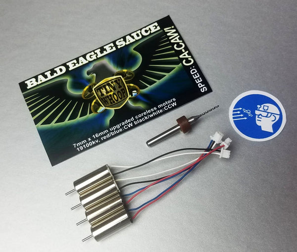 Bald Eagle Sauce 7x16mm 19100KV Motors Tiny Whoop