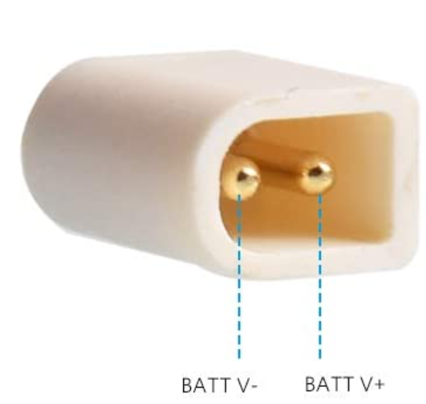 BT2.0 Pigtail - Straight Black Wire