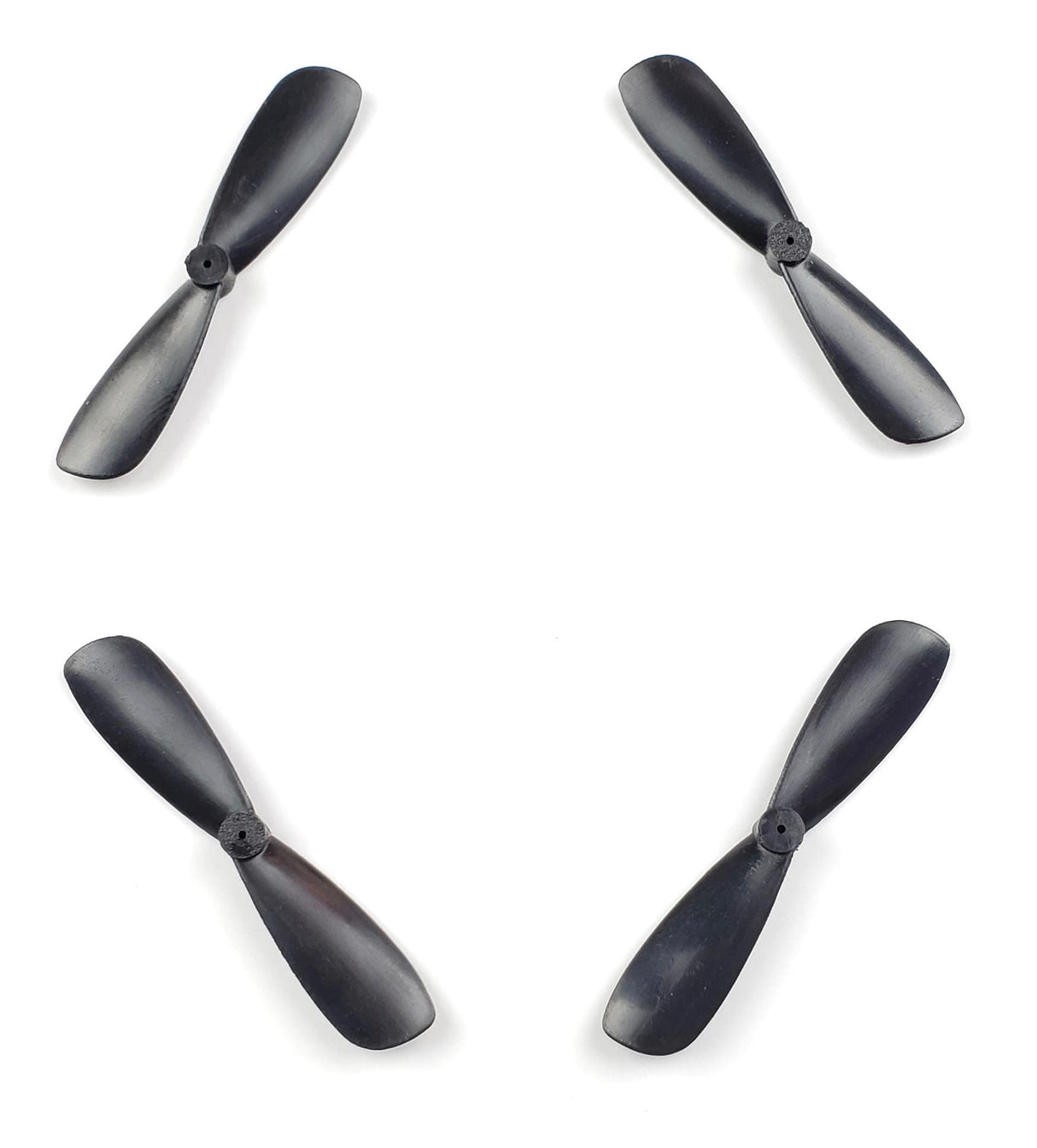 Gemfan 45MM ABS Green or Black BiBlade Props (.8mm Shaft) - Tiny Whoop