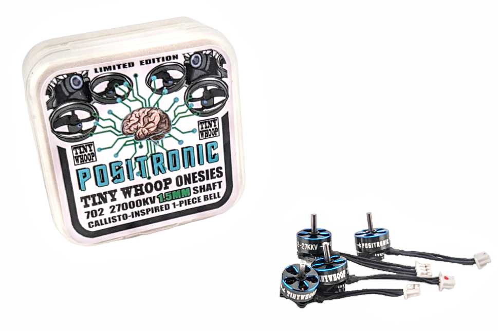 702 27000kv *1.5mm SHAFT* Tiny Whoop Onesies Brushless Motors - Positronic Limited Edition - Callisto Inspired