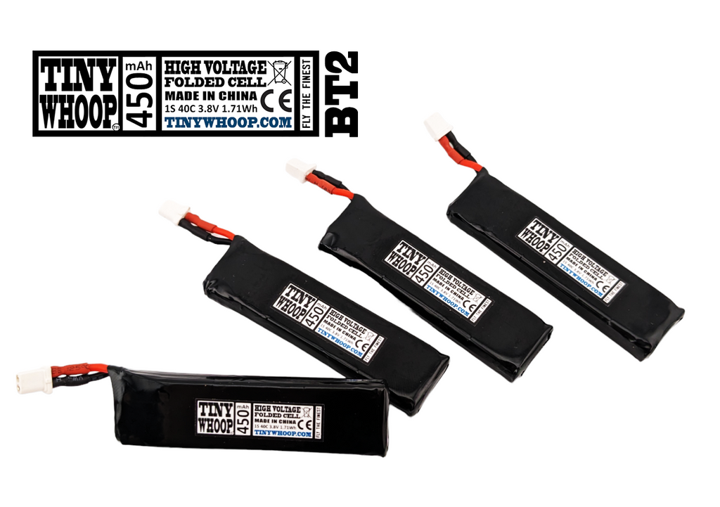 BetaFPV BT2.0 450mAh 1S LiPo Battery 