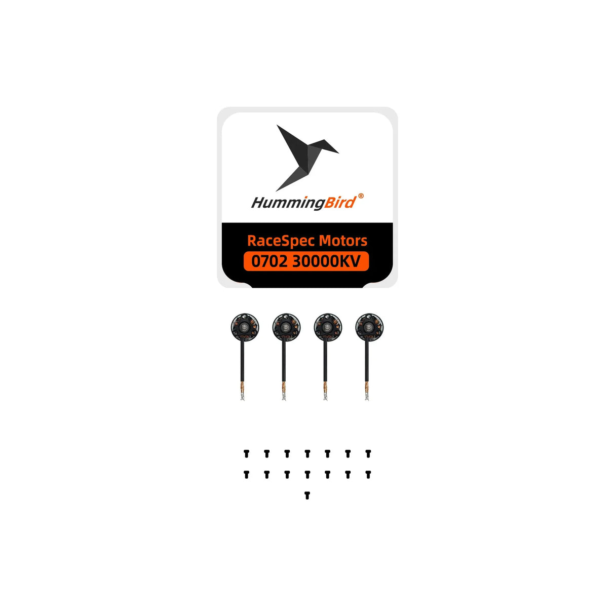 Hummingbird 0702 True 30000kv RaceSpec Brushless Motors - (Set of 4)