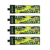 BETAFPV LAVA II 1S 480mAh 4.35v HV 95C BT2.0 Battery (4PCS)