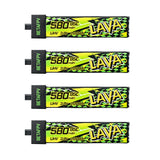 BETAFPV LAVA II 1S 580mAh 4.35v HV 95C BT2.0 Battery (4PCS)