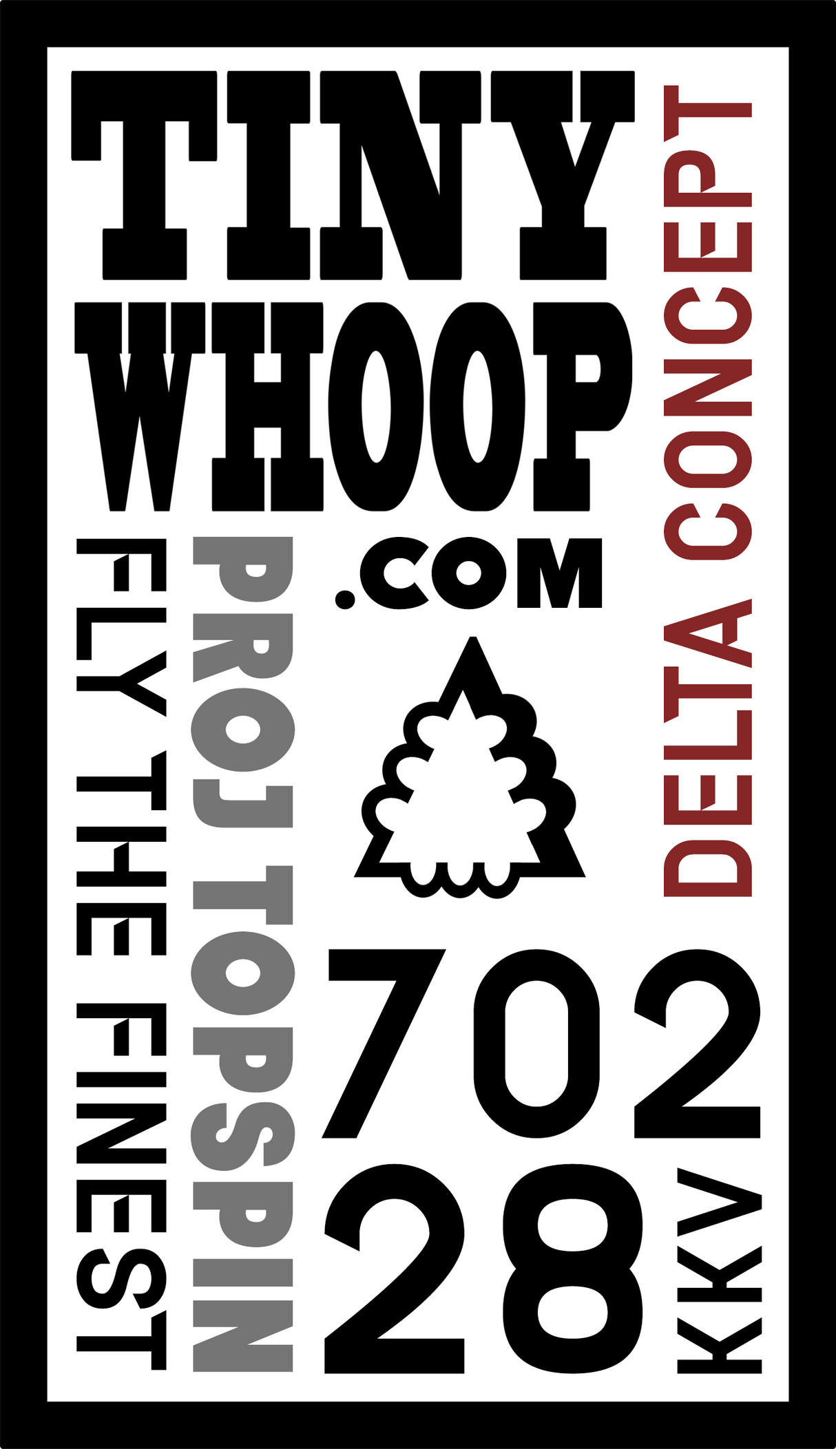 702 28KKV Delta Concept - Project Topspin Tiny Whoop Motors