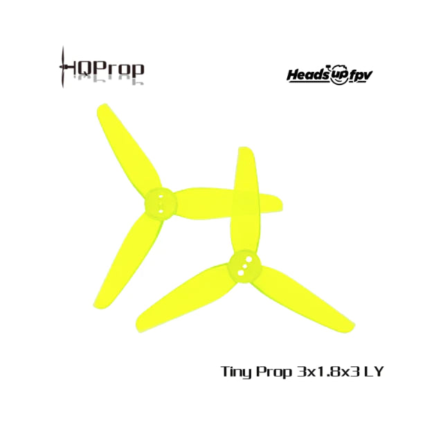 HQ Prop T3x1.8x3（2CW+2CCW) 1.5mm Shaft