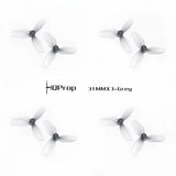 HQ Ultralight Whoop Prop 31MMX3(1.2X1.1X3) (2CW+2CCW)-PC-0.8MM Shaft