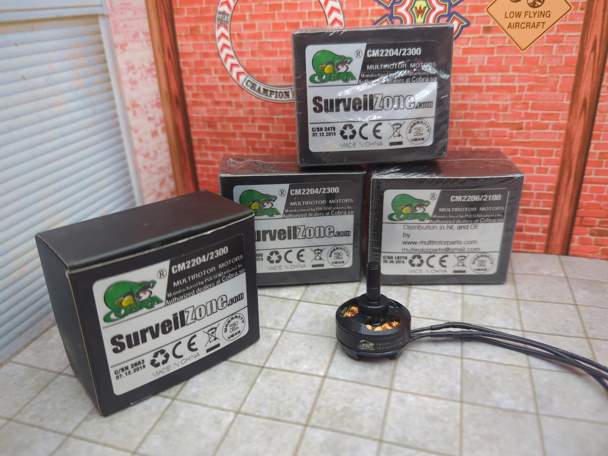 Cobra 2204 2300kv motors - set of 4