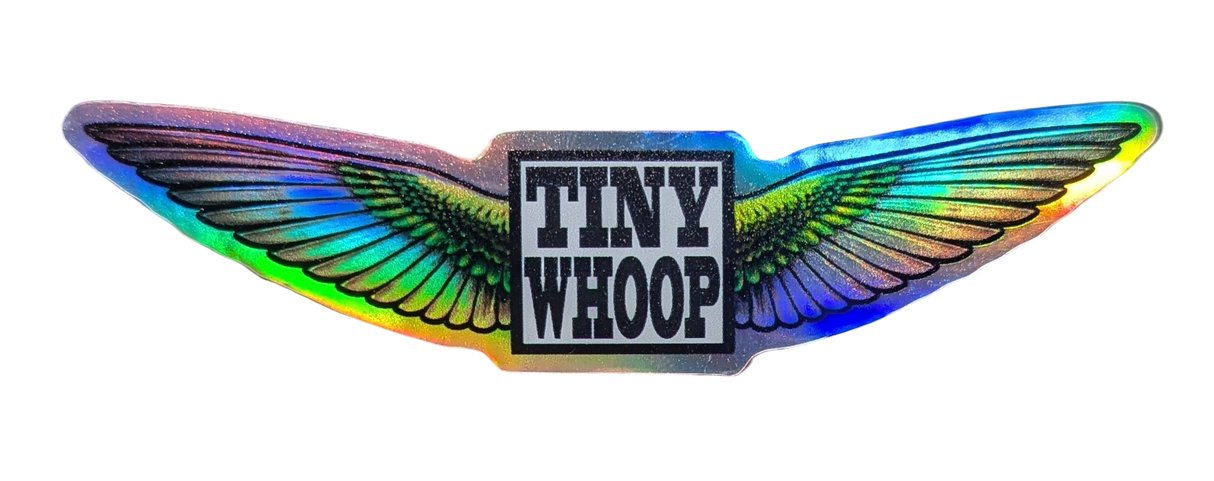 Large Hummingbird Wings Logo Sticker