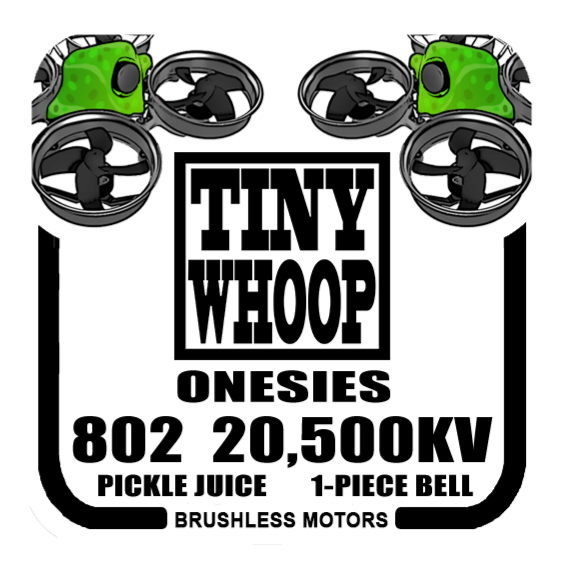 802 20,500kv Tiny Whoop Onesies Brushless Motors - Pickle Juice