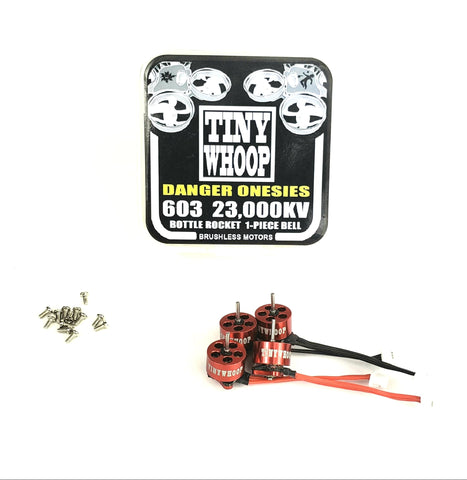 603 23000kv Tiny Whoop DANGER Onesies Brushless Motors - Bottle Rockets