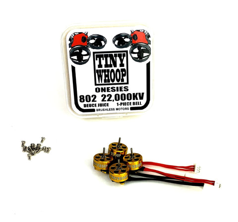 802 22,000kv Tiny Whoop Onesies Brushless Motors - Deuce Juice