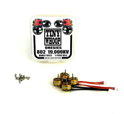 802 19,000kv Tiny Whoop Onesies Brushless Micro Motors - Boost Juice