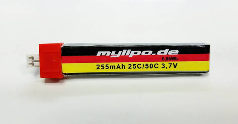 Mylipo 255mah 25C 1s battery with PW connector for the Tiny Whoop - Tiny Whoop