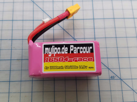 MyLipo "Parcour" 1600mah 4S 50C/100C Battery - Tiny Whoop