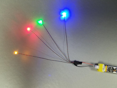 4 LED Harness of Tiny Whoop LEDs - Tiny Whoop