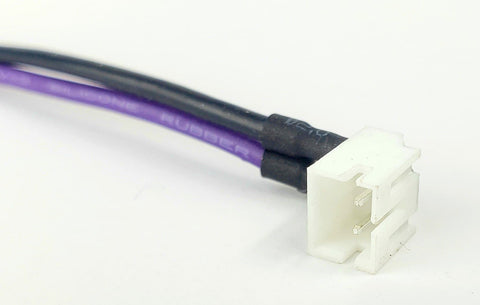 PH2.0 Pigtail - 90° Purple/Black Wires