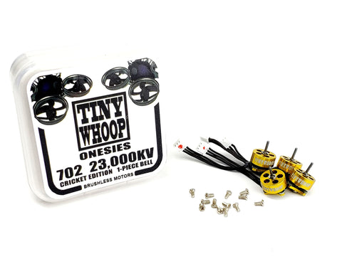 702 23,000kv Tiny Whoop Onesies Brushless Motors - Cricket Edition