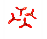 Gemfan 31mm 3-Blade 1mm Shaft - Hot Rod Red