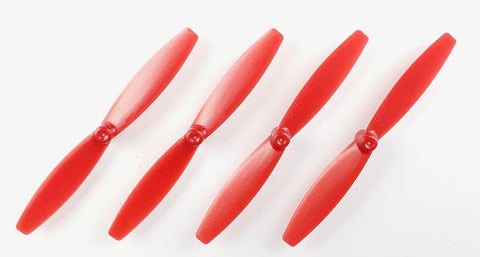 Gemfan RED 65mm Biblade Props (.8mm) ABS - Tiny Whoop