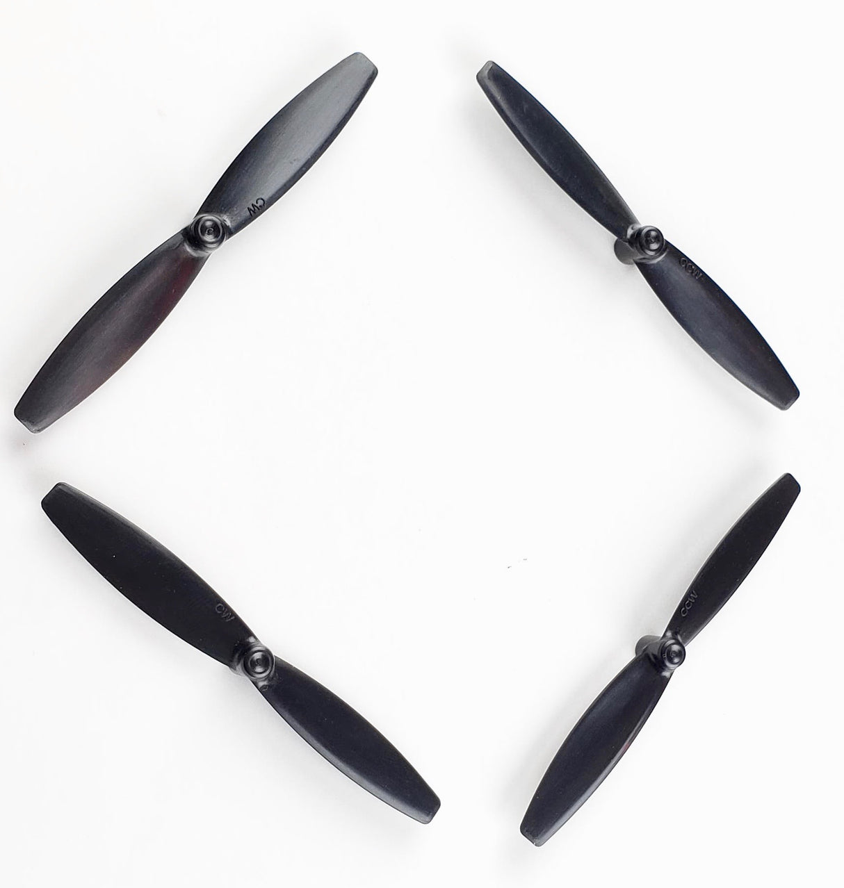 Gemfan Black 65mm BiBlade Props (1mm Shaft) ABS - Tiny Whoop