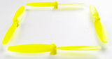 Gemfan 65mm Yellow PC Unbreakable Bibladed Props (1mm Shaft) - Tiny Whoop