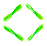 Gemfan 45MM ABS Green or Black BiBlade Props (.8mm Shaft) - Tiny Whoop