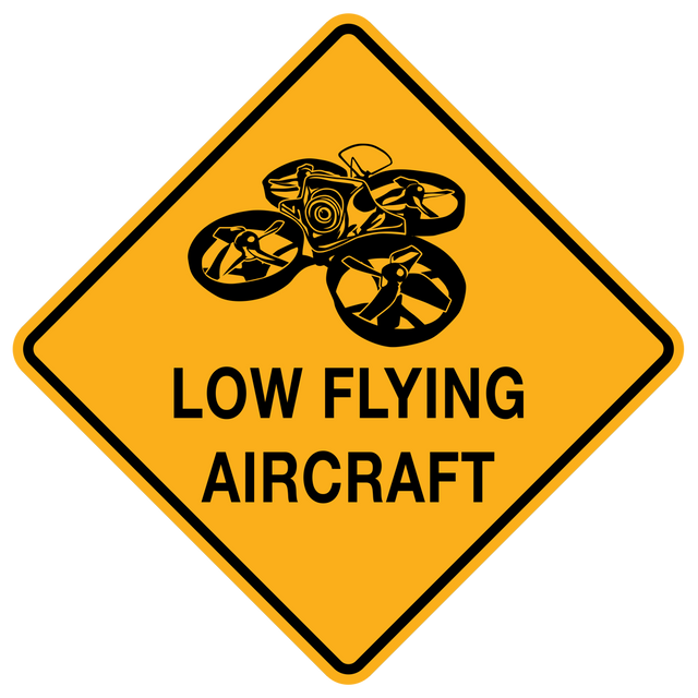 LOW FLYING AIRCRAFT Poster - Tiny Whoop