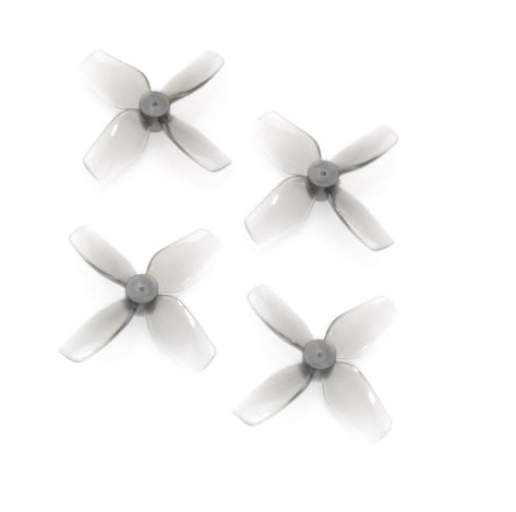 HQ Polycarbonate 40MM 4-Blade Props - Grey 1mm Shaft