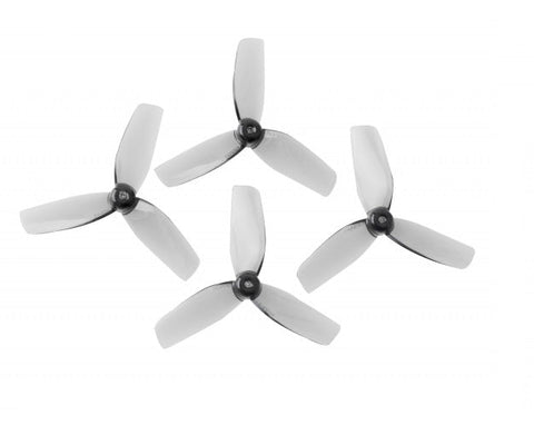 HQ Prop 40MM 3-Blade Props - Grey 1.5mm Shaft